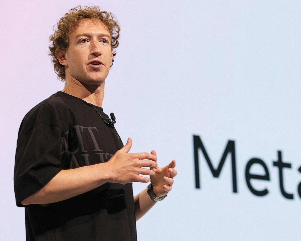 The real Mark Zuckerberg speaks at the Meta Connect event in California